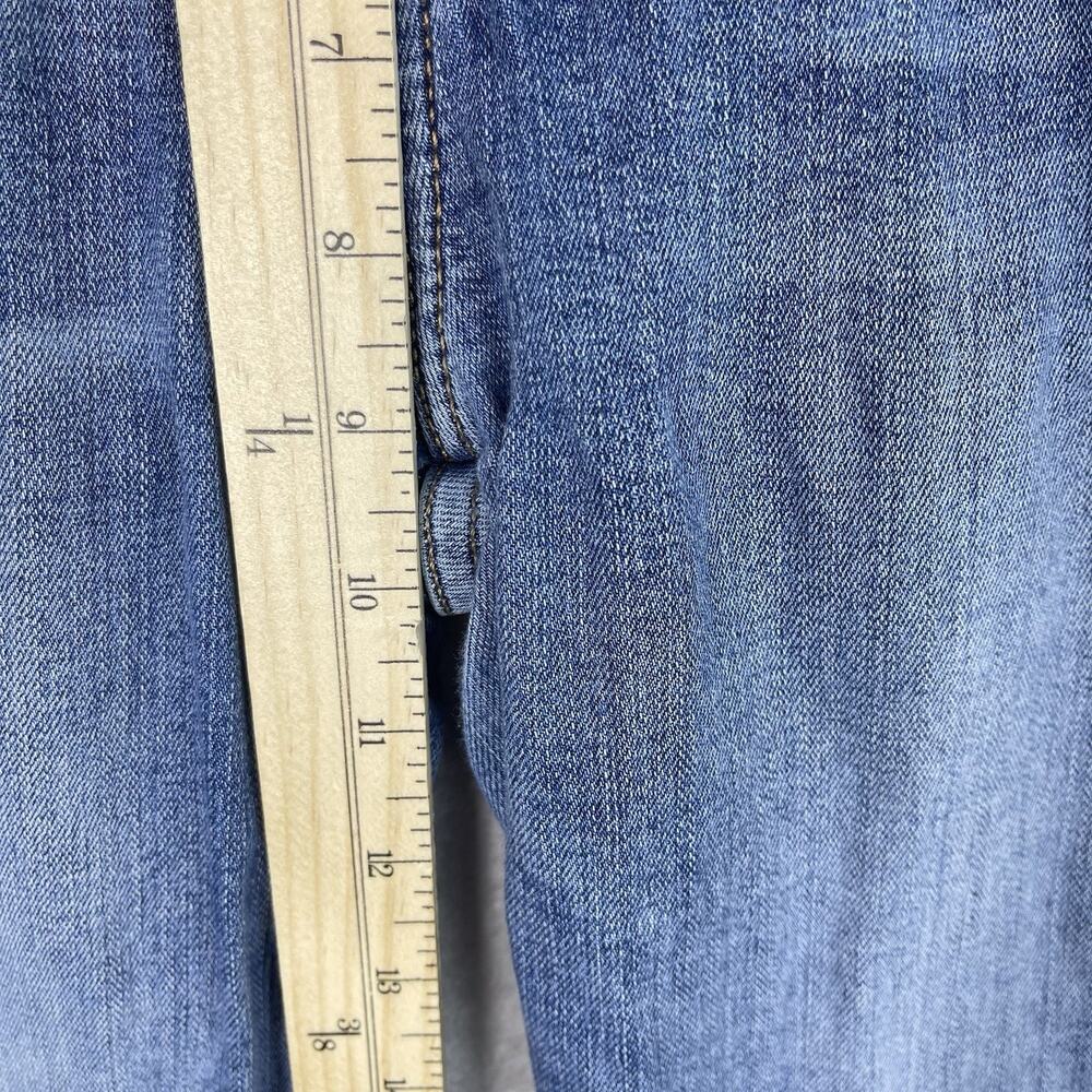 7 for All Mankind B (Air) A Pocket Size 26 Denim Jeans Flared Y2K Embroidered - Picture 13 of 15